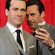 Illustration for article titled Jon Hamm Hamms It Up With Waxen Don Draper
